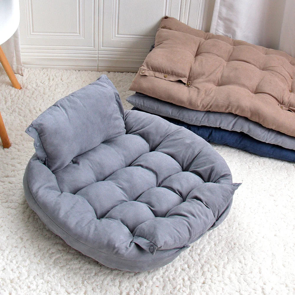 Warm Dog Sofa Bed Winter Pet Dog Cat Bed Sleeping House Kennel Mat Cat Puppy Mattress Pet House Cushion for Small Large Dogs