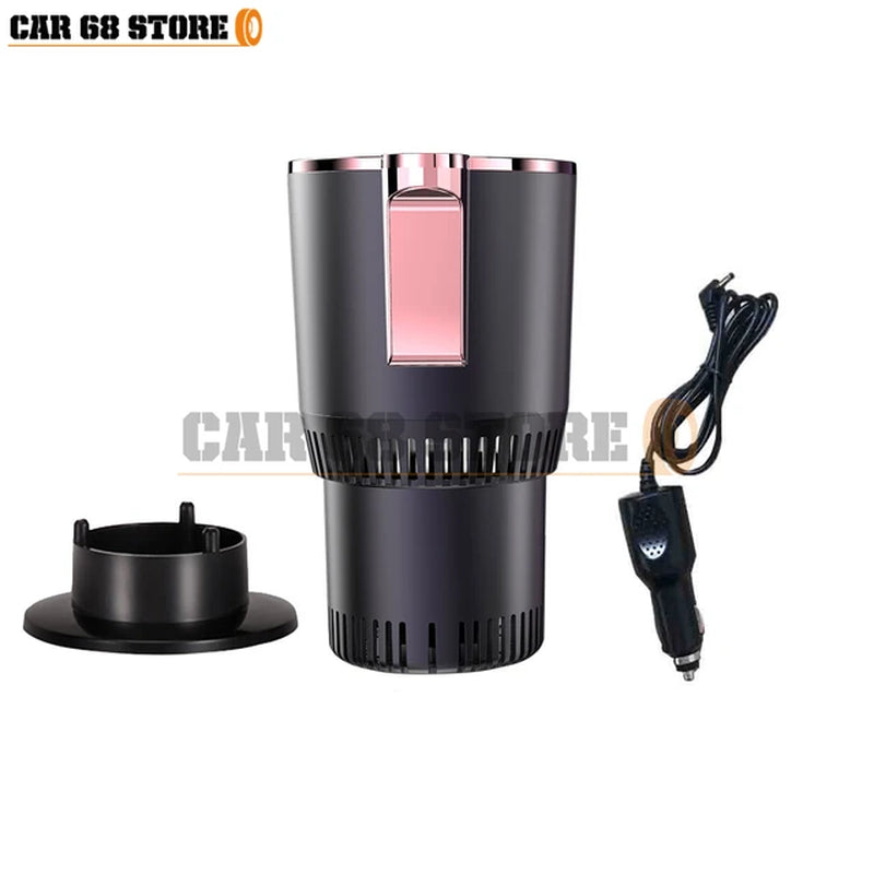 DC 12V Warmer Cooler Smart Car Cup Car Heating Cooling Cup 2-In-1 Car Office Cup Mug Holder Cooling Beverage Travel Drinks Cans