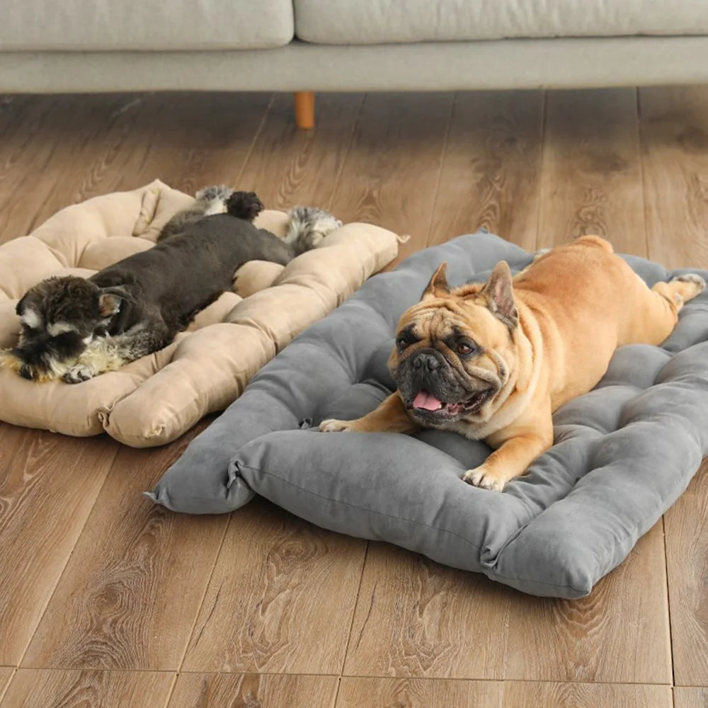 Warm Dog Sofa Bed Winter Pet Dog Cat Bed Sleeping House Kennel Mat Cat Puppy Mattress Pet House Cushion for Small Large Dogs